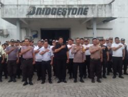 Sat Binmas Polres Simalungun Tingkatkan Profesionalitas Satpam PT. Bridgestone Sumatera Rubber Estate