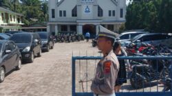 Polsek Tanah Jawa Amankan Perayaan Jumat Agung di Wilayah Hukumnya, Ibadah Berjalan Khidmat dan Kondusif