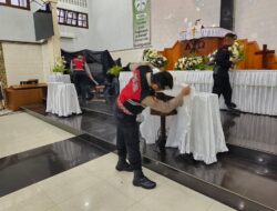 Puncak Ibadah Perayaan Paskah 2025,Polres Pematangsiantar Sterilisasi Gereja Prioritas