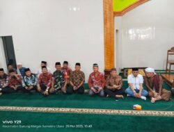 Babinsa Koramil 08/Bangun Kodim 0207/Simalungun Menghadiri Kegiatan Wirit dan Tabligh Akbar Bersama Bupati Simalungun
