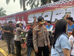 Polsek Tanah Jawa Amankan Kejuaraan Tanjung Pasir Super Grasstrack 2025 dengan 8.000 Pengunjung
