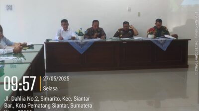 Kodim 0207/Simalungun Dukung Penuh Perang Melawan Narkoba di Pematang Siantar