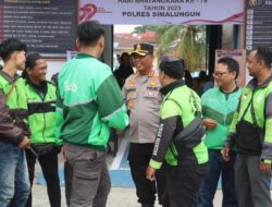 Kapolres Simalungun Gelar Pemeriksaan Kesehatan Gratis Untuk Driver Ojol Dan Lansia Sambut Hut Bhayangkara Ke-79