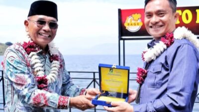 Resmikan restoran terapung, Bupati Simalungun Tekankan SikapRamah Tamah dan Jaga Kebersihan.