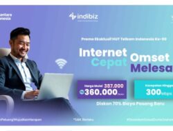 Meriahkan HUT Telkom ke-60, Indibiz Tawarkan Paket Internet Hemat Mendorong Omset Bisnis Melesat!