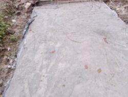 Pangulu Nagori Puli Buah Diduga Korupsi Dana Desa, Proyek Jalan Rabat Beton Asal Jadi