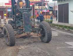 Keluhan Warga Terjawab, Jalan Salain Dibangun Hotmix oleh Pemkab Simalungun