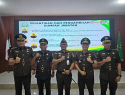 KAJARI SIMALUNGUN MELANTIK EMPAT PEJABAT STRUKTURAL DAN MENEKANKAN PROFESIONALITAS DAN INTEGERITAS
