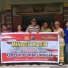 Minggu Kasih Polsek Dolok Batu Nanggar Beri Rasa Aman Jemaat Gereja di Sinaksak